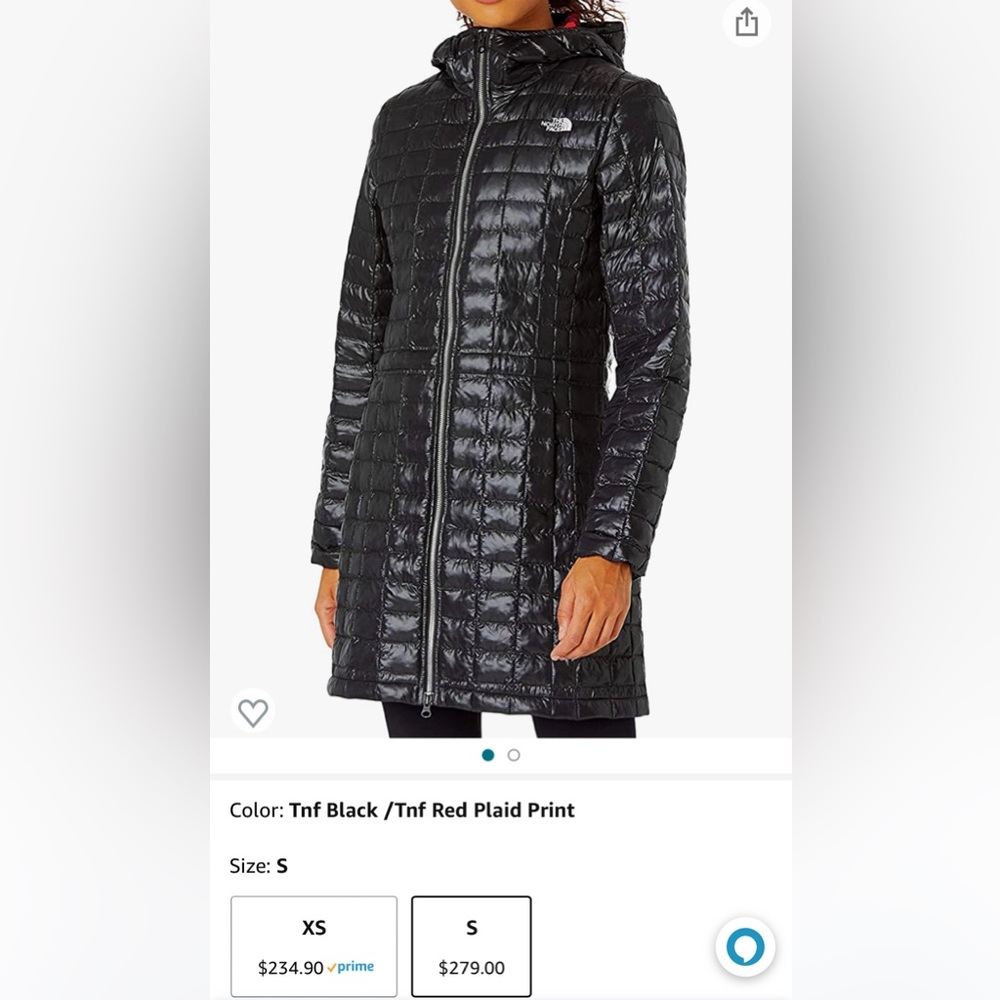 The North Face Women's Thermoball Eco Insulated Parka Hooded Jacket